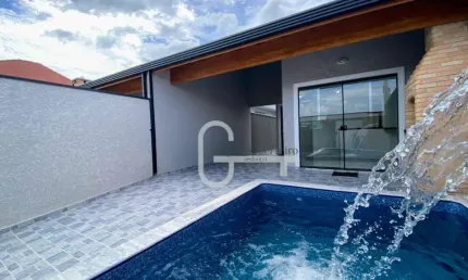 Casa com 2 dormitórios à venda, 85 m² por R$ 390.000,00 - Flora Rica II - Peruíbe/SP