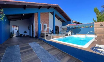 Casa com 3 dormitórios à venda, 140 m² por R$ 730.000,00 - Parque Balneário Oásis - Peruíbe/SP