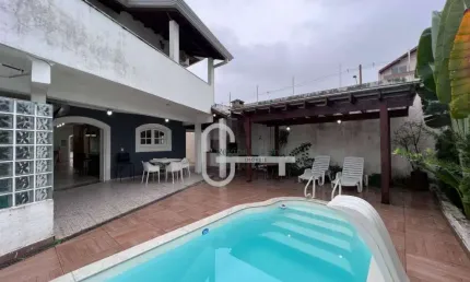 Casa com 4 dormitórios à venda, 280 m² por r$ 1.200.000,00 - condomínio residencial três marias - peruíbe/sp