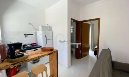 Apartamento com 1 dormitório à venda, 26 m² por r$ 168.000,00 - jardim ribamar - peruíbe/sp