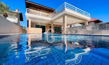 Casa com 5 dormitórios à venda, 339 m² por R$ 2.500.000,00 - Bougainvillee I - Peruíbe/SP