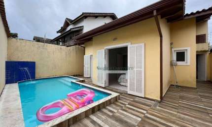 Casa com 3 dormitórios à venda, 133 m² por R$ 550.000,00 - Parque Balneário Oásis - Peruíbe/SP