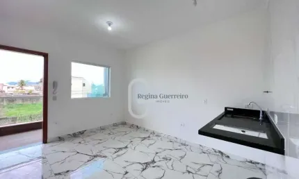 Apartamento com 1 dormitório à venda, 40 m² por r$ 190.000,00 - estância balneária maria helena novaes - peruíbe/sp
