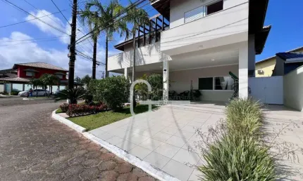 Casa com 5 dormitórios à venda, 350 m² por r$ 2.500.000,00 - condomínio aldeia da juréia - peruíbe/sp