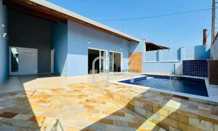 Casa com 4 dormitórios à venda, 165 m² por R$ 740.000,00 - Parque Balneário Oásis - Peruíbe/SP