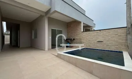 Casa com 3 dormitórios à venda, 85 m² por R$ 450.000,00 - Flora Rica II - Peruíbe/SP
