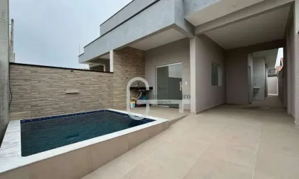Casa com 3 dormitórios à venda, 85 m² por R$ 450.000,00 - Flora Rica II - Peruíbe/SP