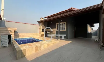 Casa com 2 dormitórios à venda, 65 m² por R$ 380.000,00 - Flora Rica III - Peruíbe/SP