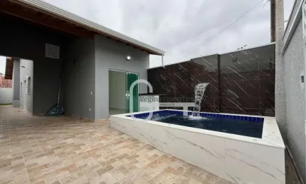 Casa com 2 dormitórios à venda, 80 m² por r$ 355.000,00 - balneário são joão batista ii - peruíbe/sp