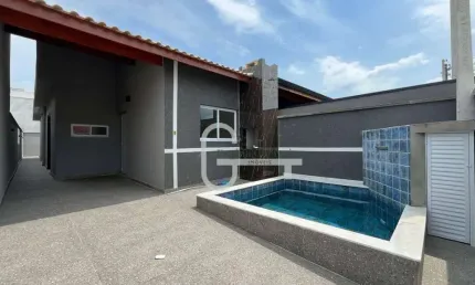 Casa com 3 dormitórios à venda, 80 m² por R$ 430.000,00 - Flora Rica III - Peruíbe/SP