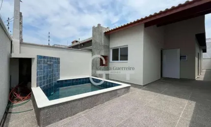 Casa com 3 dormitórios à venda, 80 m² por R$ 430.000,00 - Flora Rica III - Peruíbe/SP