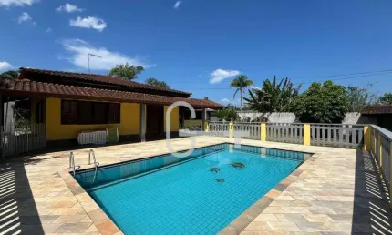 Chácara com 3 dormitórios à venda, 3000 m² por r$ 850.000,00 - chácaras tamoio - peruíbe/sp
