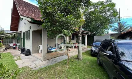 Chácara com 4 dormitórios à venda, 1000 m² por r$ 450.000,00 - estância leão novaes - peruíbe/sp