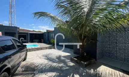 Casa com 3 dormitórios à venda, 146 m² por r$ 320.000,00 - balneário são joão batista - peruíbe/sp