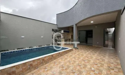 Casa com 3 dormitórios à venda, 95 m² por R$ 430.000,00 - Parque D'Aville Residencial - Peruíbe/SP