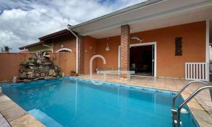 Casa com 3 dormitórios à venda, 150 m² por R$ 600.000,00 - Parque Balneário Oásis - Peruíbe/SP