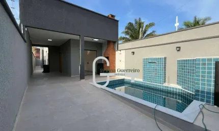 Casa com 3 dormitórios à venda, 94 m² por R$ 450.000,00 - Cidade Nova Peruíbe	 - Peruíbe/SP