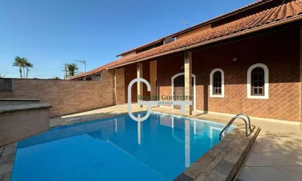 Casa com 3 dormitórios à venda, 163 m² por r$ 489.000,00 - parque balneário oásis - peruíbe/sp