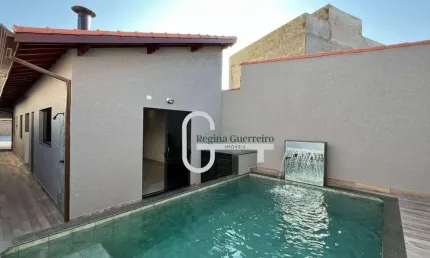 Casa com 2 dormitórios à venda, 98 m² por r$ 450.000,00 - chácaras fazenda são joão - peruíbe/sp