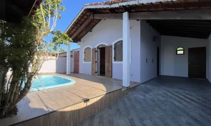 Casa com 3 dormitórios à venda, 117 m² por R$ 532.000,00 - Parque Balneário Oásis - Peruíbe/SP