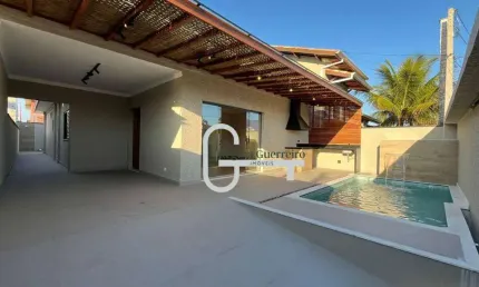 Casa com 3 dormitórios à venda, 130 m² por r$ 900.000,00 - parque balneário oásis - peruíbe/sp