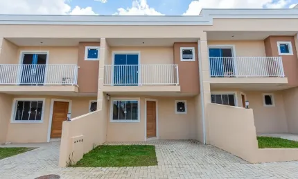 Sobrados duplex novos em condomínio com o melhor custo/benefício no Xaxim