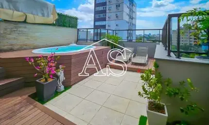 Cobertura com 3 quartos à venda na Rua Vicente da Fontoura, 2095, Petrópolis, Porto Alegre, 208 m2 por R$ 1.850.000