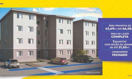 Apartamento com 2 quartos à venda na Rua Tom Jobim, 250, Marivan, Aracaju