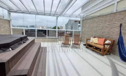 Cobertura 128m² 2 Quartos 2 Suítes no Valparaíso - Santo André