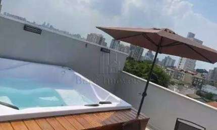 Cobertura Sem Condomínio na Vila Scarpélli, em Santo André – 80m²