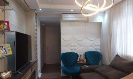 Apartamento à venda em sumaré, parque villa flores, com 3 quartos, com 70 m², villa flora