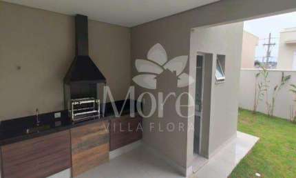 LOCAÇÃO de Lindo Sobrado de Alto Padrão, com 3 Suítes, Cozinha Planejada, Sala Ampla, Quintal com Linda Área Gourmet no Condomínio Rela Park Sumaré/SP