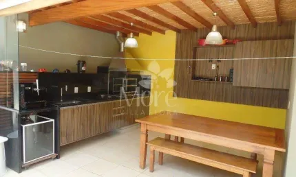 LOCAÇÃO de Casa Modelo Flávia, com 3 Quartos sendo 1 Suíte, Cozinha Planejada e Área Gourmet no Condomínio Villa Flora em Sumaré/SP