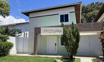 Casa de luxo em condomínio à venda em Boa União (Abrantes), Camaçari-BA: 4 quartos, 4 suítes, 2 banheiros, 4 vagas, 230m².
