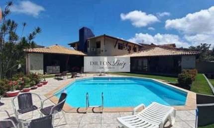 Casa de Luxo em Vilas do Atlântico: 5 Quartos, 3 Suítes, 3 Salas, 3 Banheiros, 1 Vaga, 500m² - Venda ou Locação em Lauro de Freitas-BA