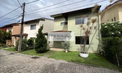 Casa de luxo em condomínio na cidade de Lauro de Freitas-BA, 3 quartos, 3 suítes, 1 sala, 3 banheiros, 1 vaga, 160m².