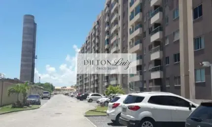 Apartamento à venda no Centro de Lauro de Freitas-BA: 2 quartos, 2 salas, 1 banheiro e 1 vaga de garagem!