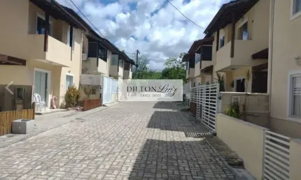 Casa em condomínio fechado com 4 quartos à venda na Rua Caraíva, 20, Alphaville (Abrantes), Camaçari, 181 m2 por R$ 599.999