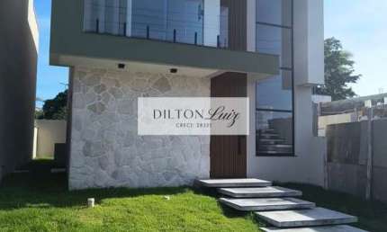 Casa em condomínio fechado com 4 quartos à venda na Rua Sucupió, 25, Abrantes, Camaçari, 153 m2 por R$ 920.000