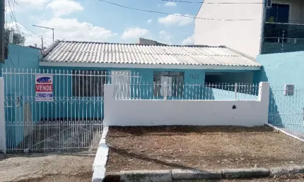 Lote de terreno med. 200 m² c/ casa construida em alvenaria, r$ 410.000, pinheirinho - curitiba - pr.
