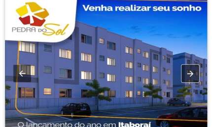 Apartamento com 2 quartos à venda na Rua Dona Bela, Três Pontes, Itaboraí