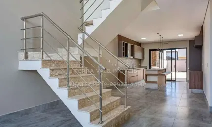 Destaque a venda desta linda casa localizada no exclusivo condomínio portinari em paulínia.