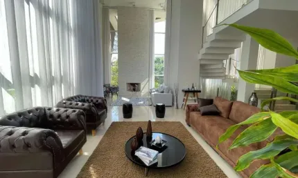 Casa com 4 quartos, loteamento alphaville campinas - campinas