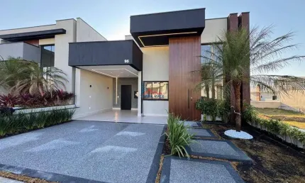 Casa com 3 dormitórios e 1 suíte no condomínio mantova