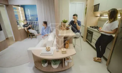 Apartamento para Venda em Indaiatuba, Parque dos Pássaros, 2 dormitórios, 1 suíte, 2 banheiros, 1 vaga