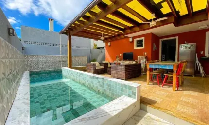 Casa em Condomínio para Venda em Camaçari, Abrantes, 5 dormitórios, 2 suítes, 5 banheiros, 2 vagas