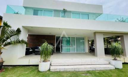 Casa em Condomínio para Venda em Camaçari, Busca Vida, 5 dormitórios, 4 suítes, 7 banheiros, 5 vagas