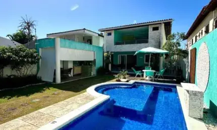 Casa para Venda em Lauro de Freitas, Buraquinho, 5 dormitórios, 3 suítes, 5 banheiros, 3 vagas