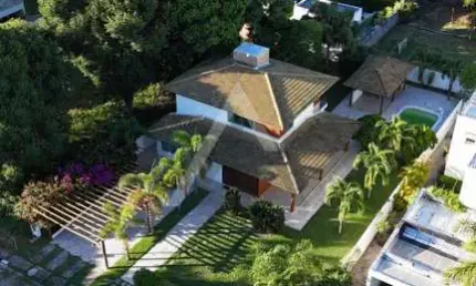 Casa em condomínio para venda em camaçari, busca vida, 5 dormitórios, 4 suítes, 6 banheiros, 4 vagas