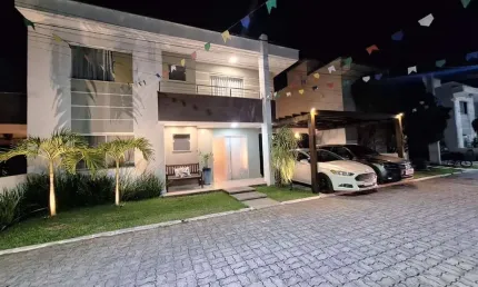 Casa em condomínio para venda em lauro de freitas, buraquinho, 4 dormitórios, 4 suítes, 5 banheiros, 2 vagas
